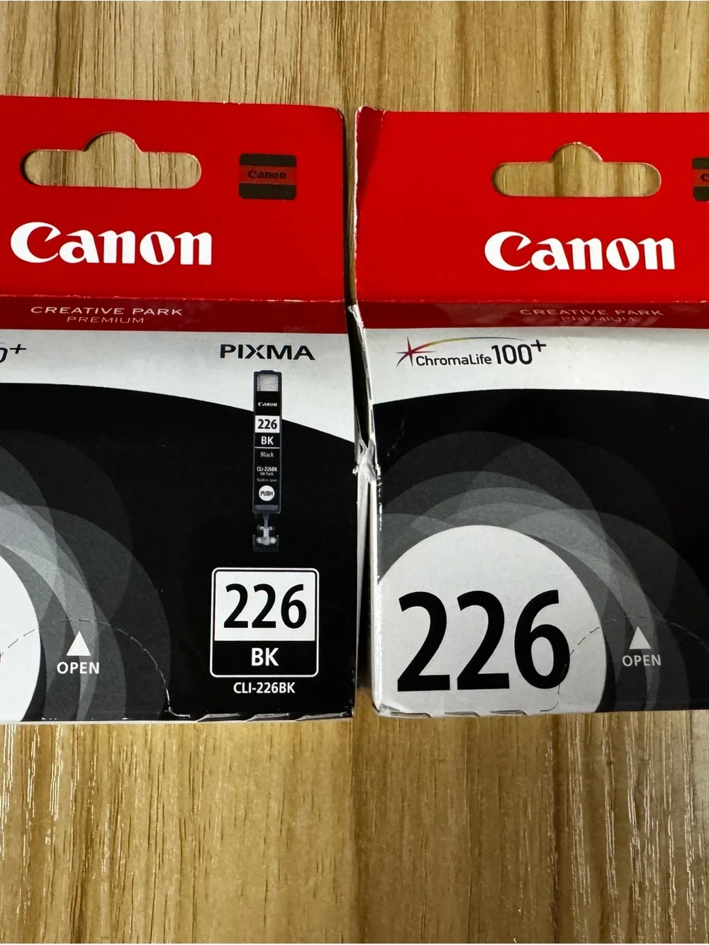 Canon QTY 2 226 Black Ink CLI-226BK OEM Genuine Original